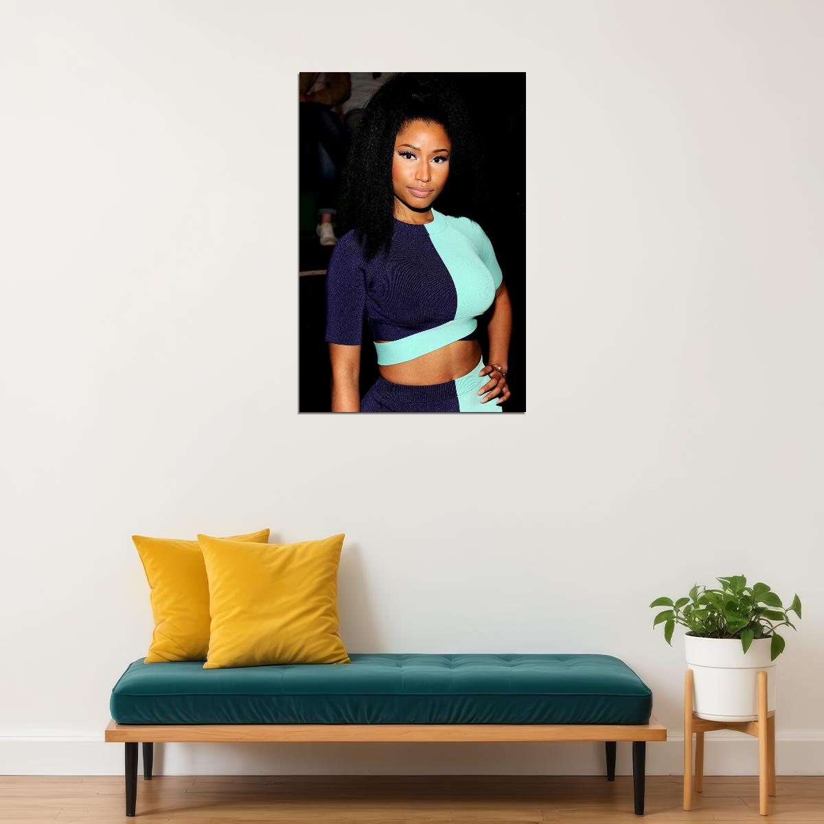 Nicki Minaj Rap Music Star Hip Hop Rapper Musician Poster Wall Art Print Home Wall Decor - xonomax