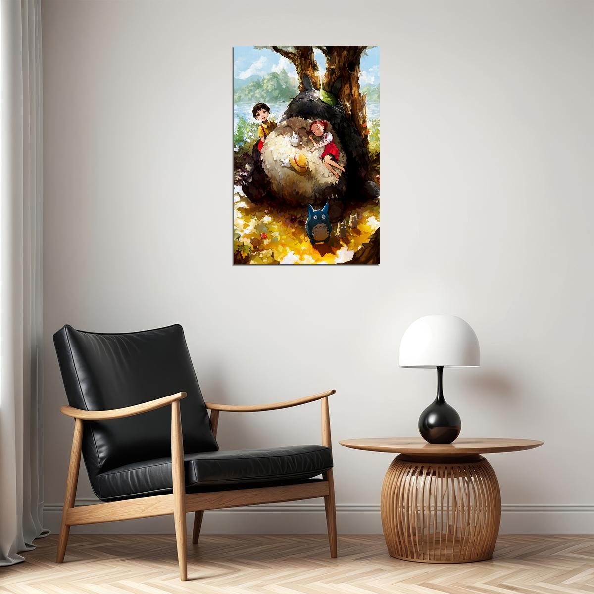 My Neighbour Totoro Classic Anime Movie Cartoon Poster Wall Art Print Home Wall Decor