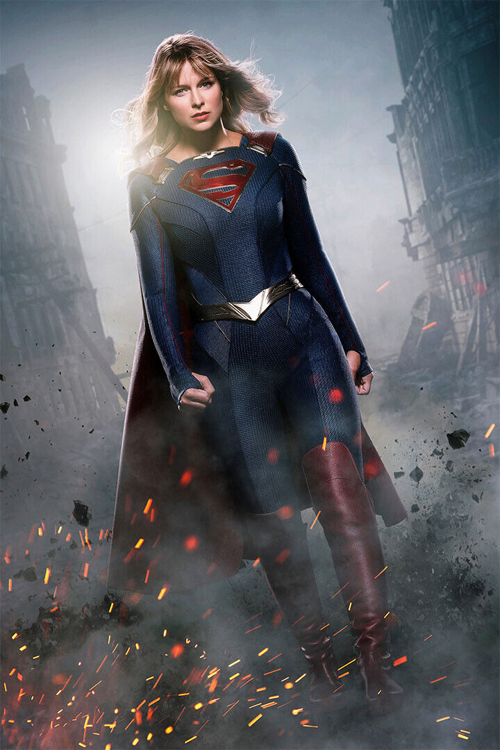 Supergirl Season 4 Tv Series Superhero Action Poster Wall Art Print Home Wall Decor - xonomax