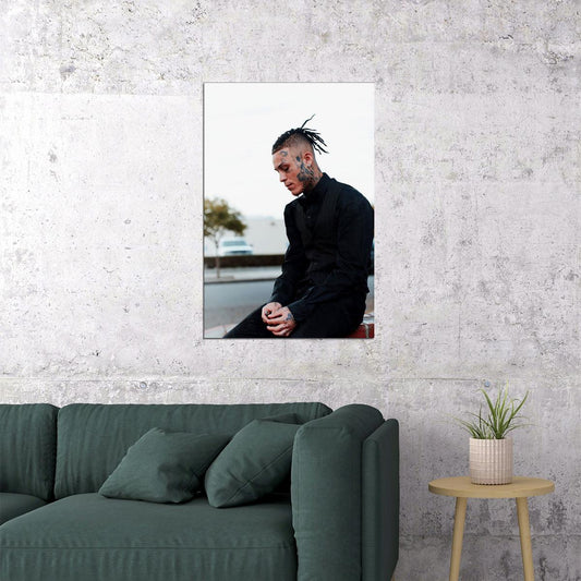 Lil Skies Rap Music Rapper Hip Hop Star Songwriter Poster Wall Art Print Home Wall Decor - xonomax