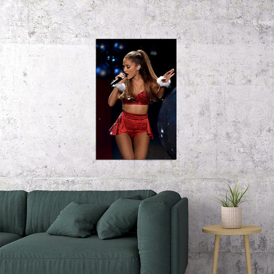 Ariana Grande Music Star Beauty Girl Songwriter Poster Wall Art Print Home Wall Decor - xonomax