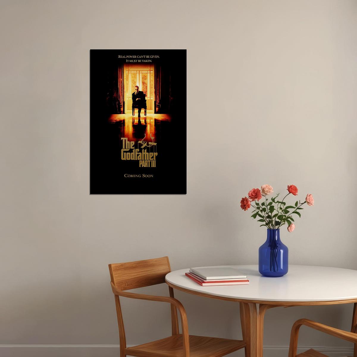 The Godfather Part Iii Al Pacino Classic Movie Poster Wall Art Print Home Wall Decor - xonomax