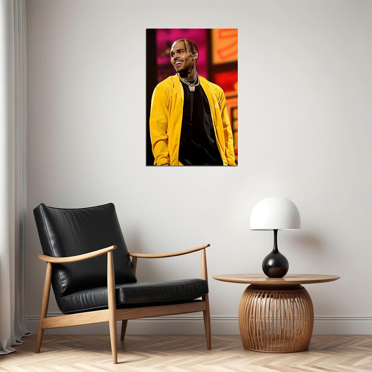 Chris Brown Music Hip Hop Musician Rapper Poster Wall Art Print Home Wall Decor - xonomax