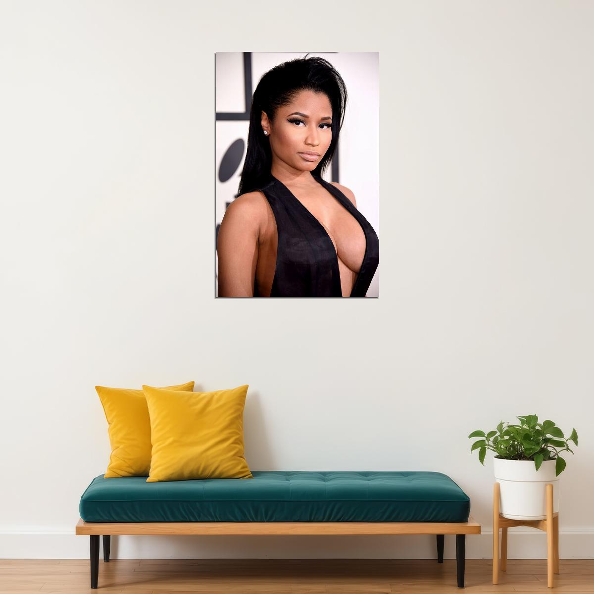 Nicki Minaj Sexy Girl Rap Music Singer Anaconda Poster Wall Art Print Home Wall Decor - xonomax