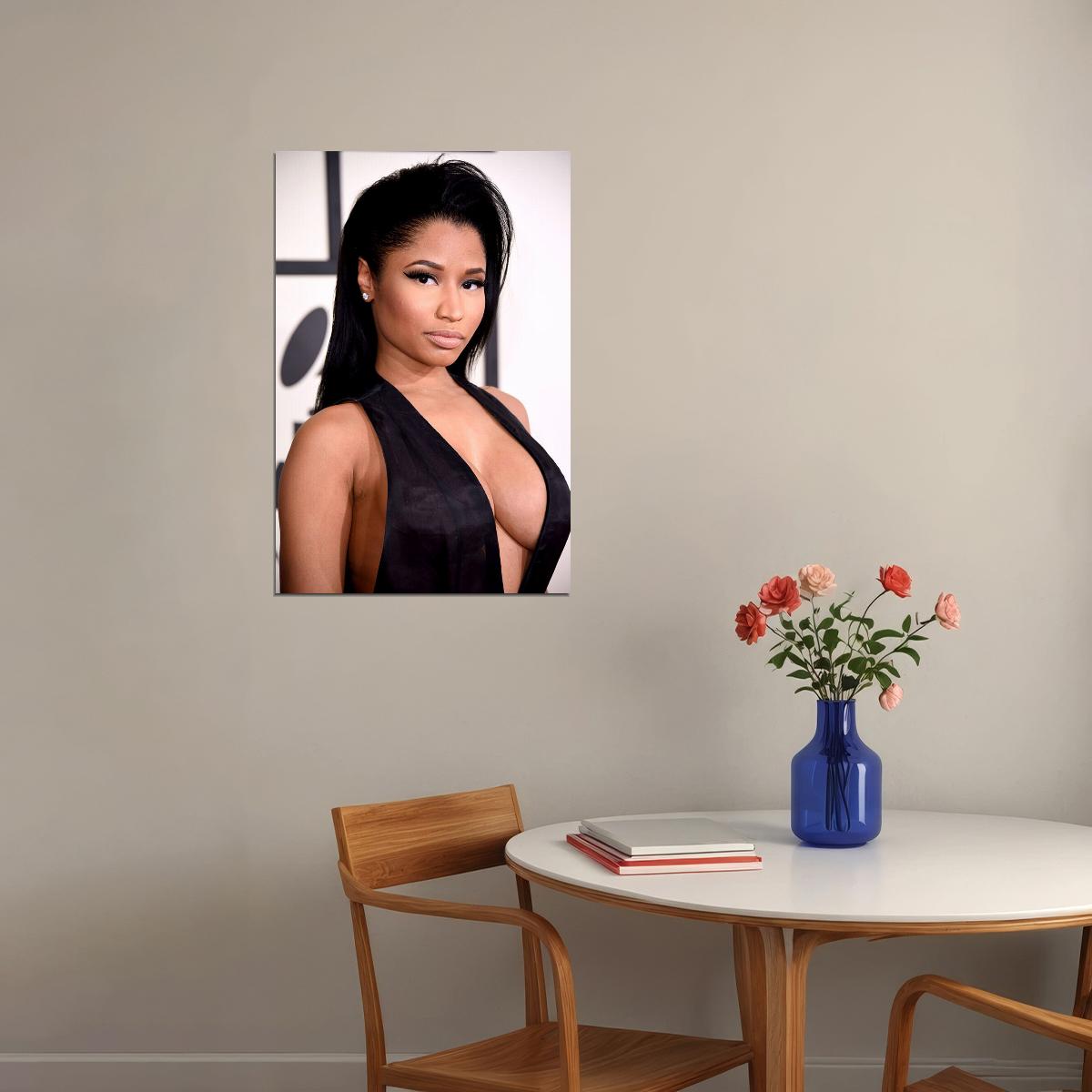 Nicki Minaj Sexy Girl Rap Music Singer Anaconda Poster Wall Art Print Home Wall Decor - xonomax