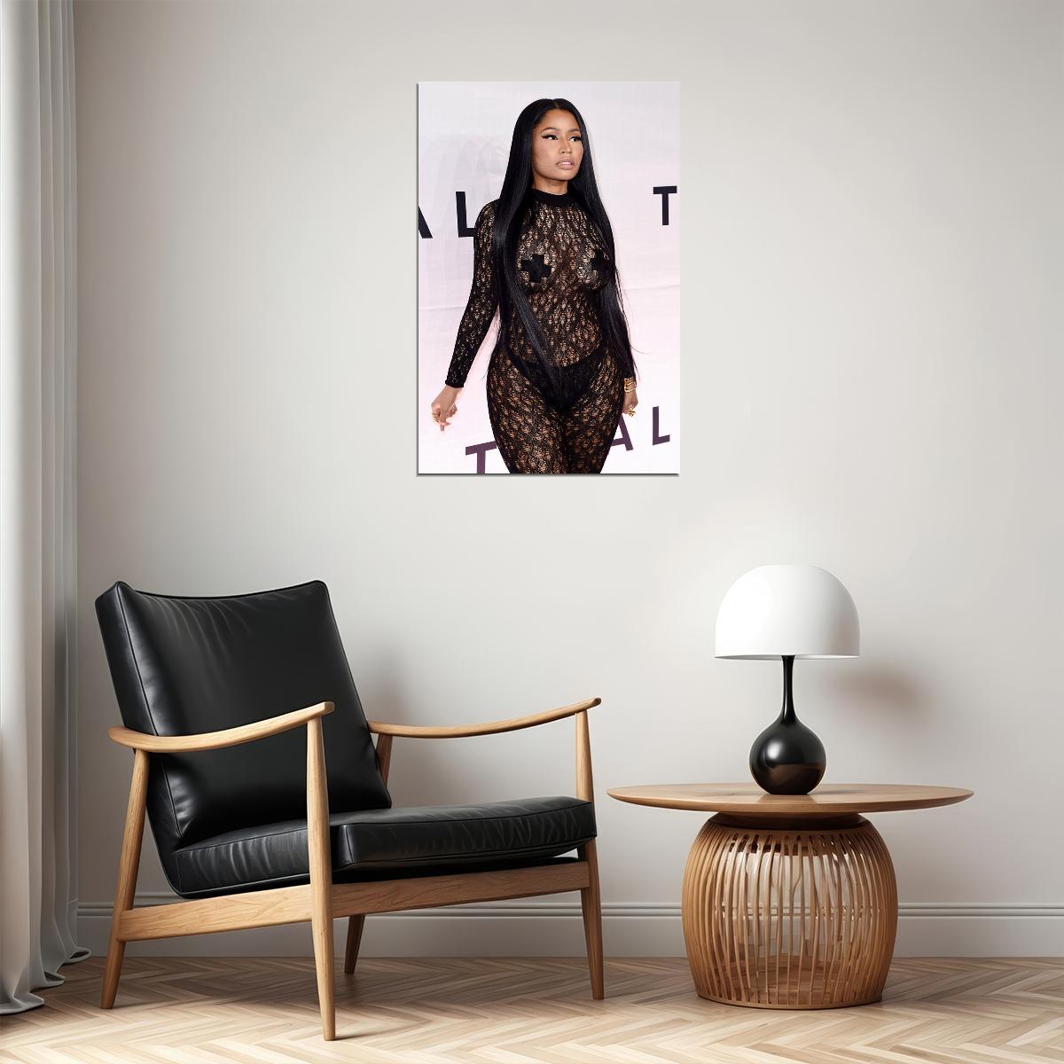 Nicki Minaj Sexy Girl Rap Music Singer Anaconda Poster Wall Art Print Home Wall Decor - xonomax