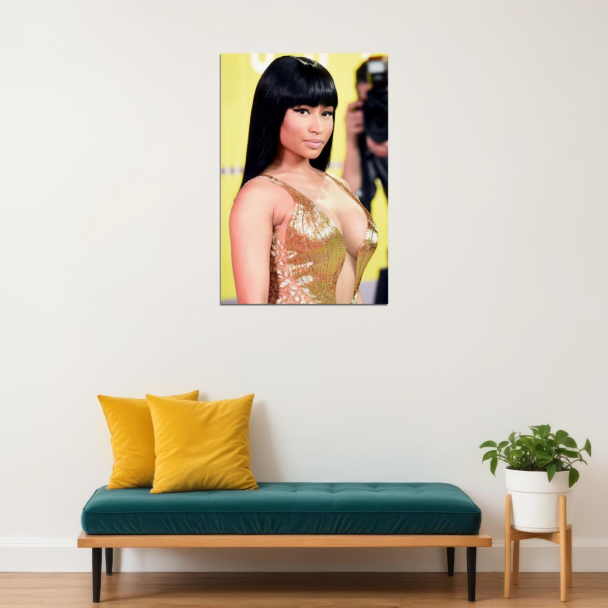 Nicki Minaj Rap Music Actress Rapper Poster Wall Art Print Home Wall Decor - xonomax