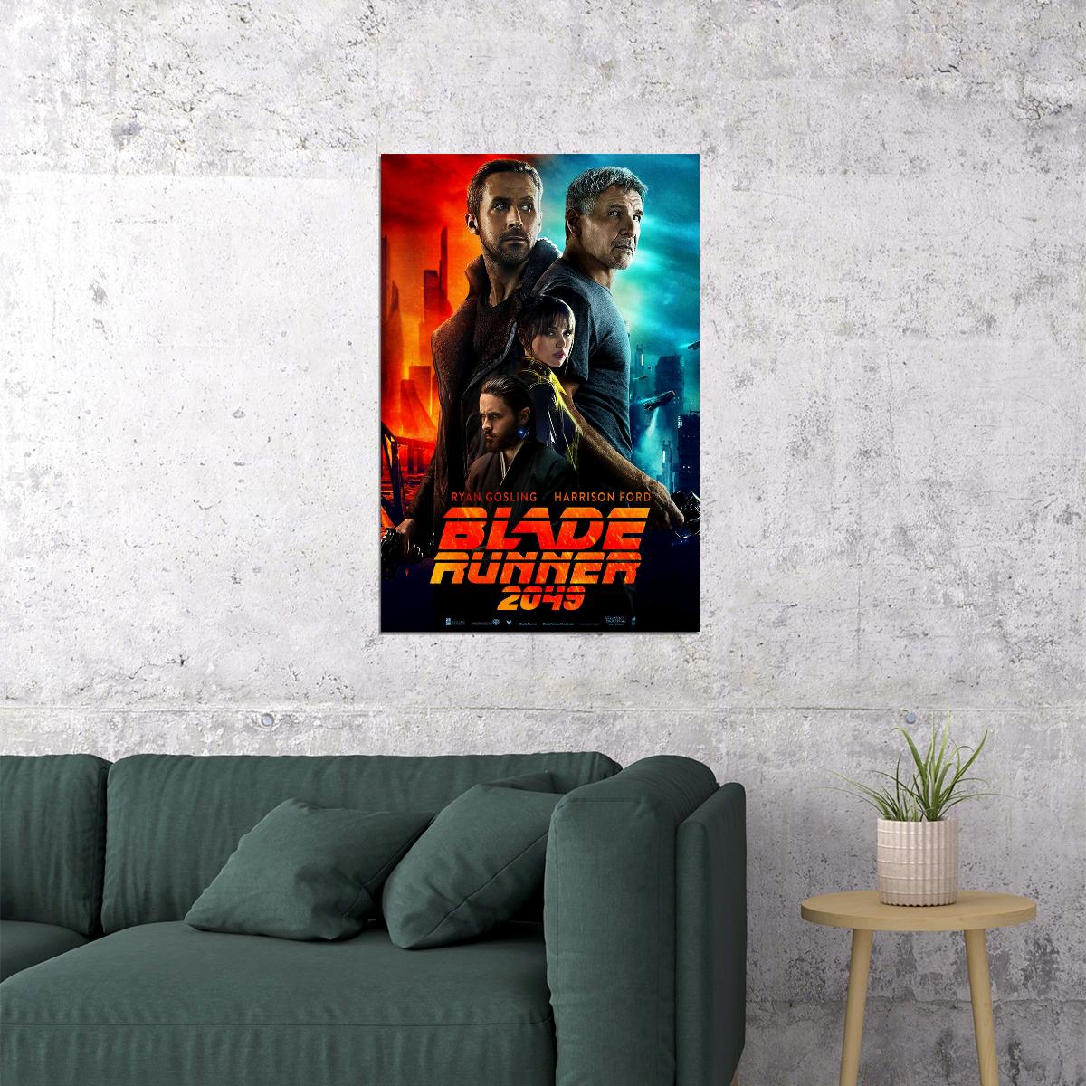 Blade Runner Movie Ryan Gosling Star Actor Action Poster Wall Art Print Home Wall Decor - xonomax