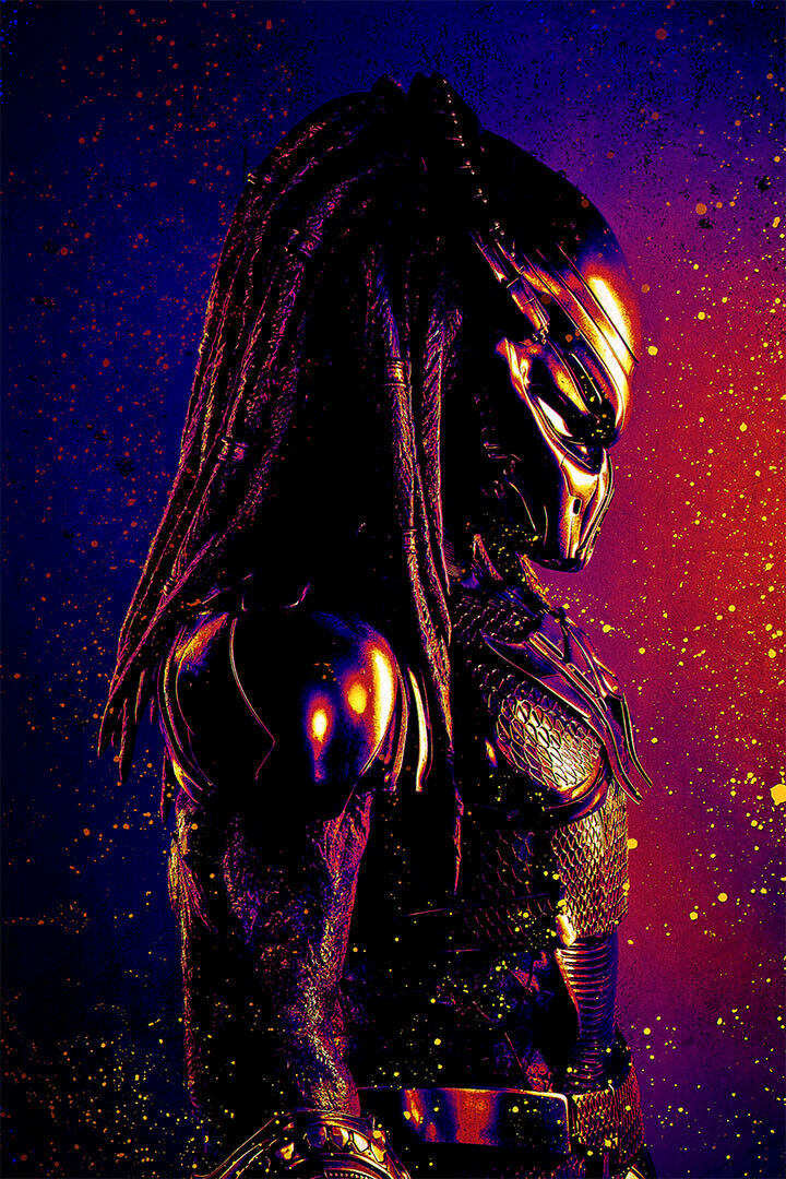 The Predator 4 Shane Black 2018 Horror Movie Action Poster Wall Art Print Home Wall Decor - xonomax