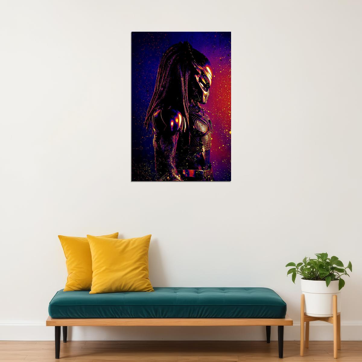 The Predator 4 Shane Black 2018 Horror Movie Action Poster Wall Art Print Home Wall Decor - xonomax