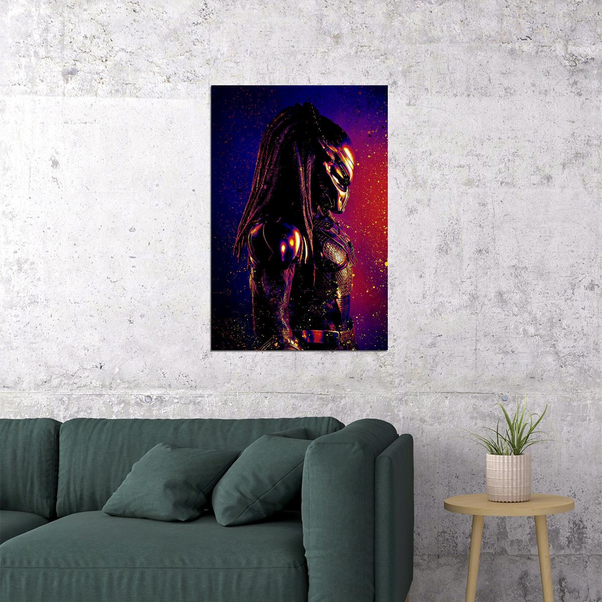 The Predator 4 Shane Black 2018 Horror Movie Action Poster Wall Art Print Home Wall Decor - xonomax