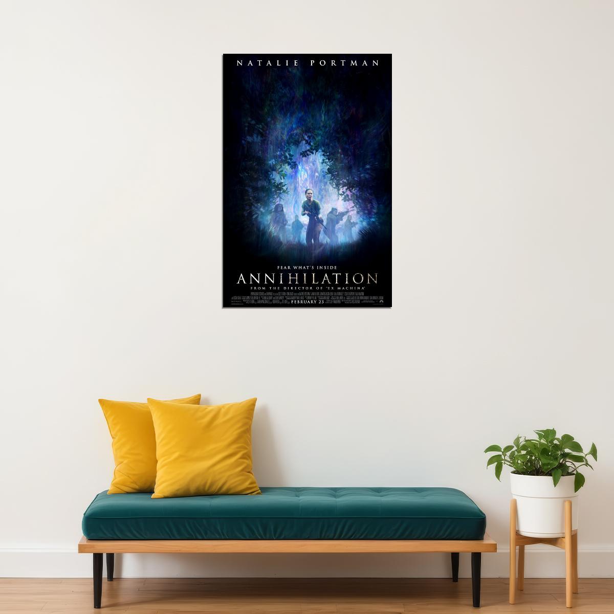 Annihilation 2018 Horror Movie Action Drama Poster Wall Art Print Home Wall Decor - xonomax