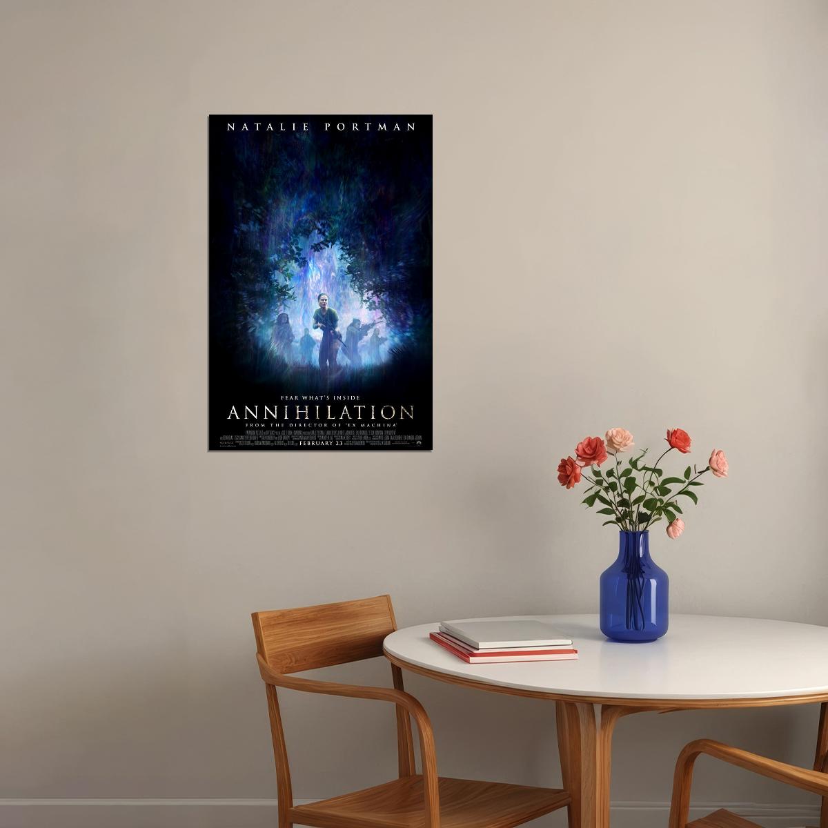 Annihilation 2018 Horror Movie Action Drama Poster Wall Art Print Home Wall Decor - xonomax
