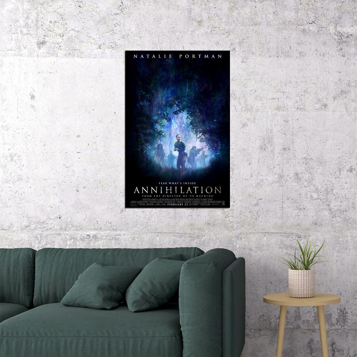 Annihilation 2018 Horror Movie Action Drama Poster Wall Art Print Home Wall Decor - xonomax