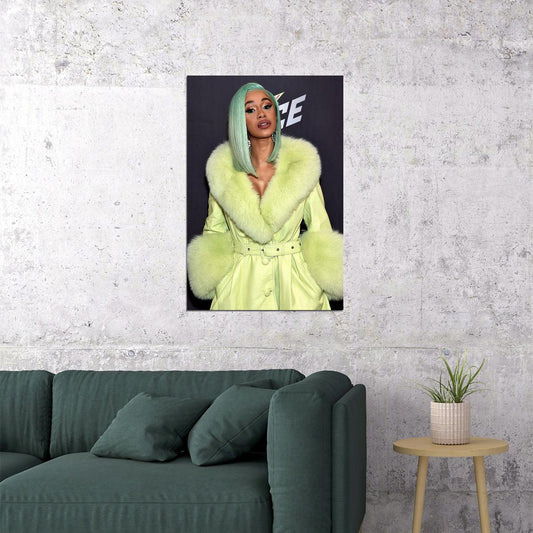 Cardi B American Hip Hop Rap Music Singer Star Sexy Album Poster Wall Art Print Home Wall Decor - xonomax