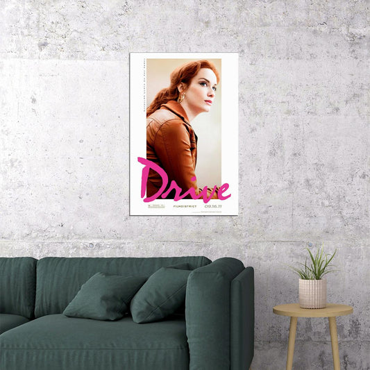 Drive Movie Ryan Gosling Classic Film Car Action Poster Wall Art Print Home Wall Decor - xonomax