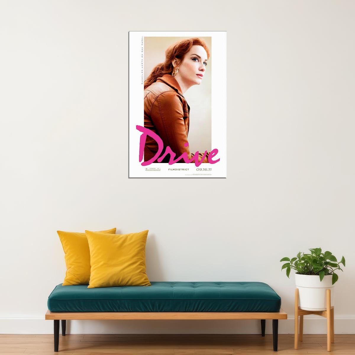 Drive Movie Ryan Gosling Classic Film Car Action Poster Wall Art Print Home Wall Decor - xonomax