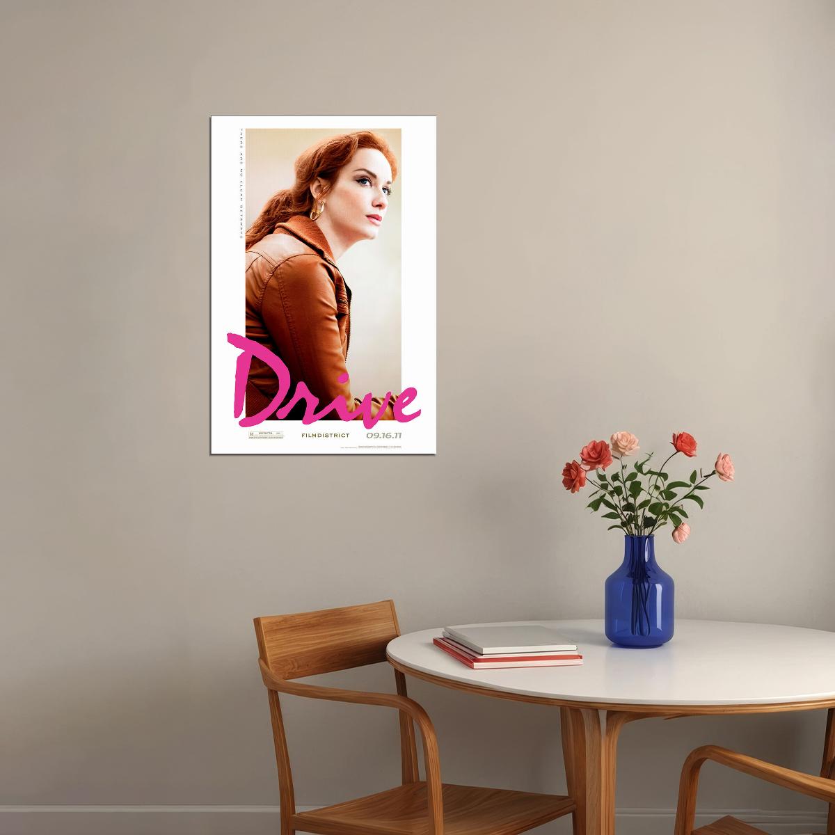Drive Movie Ryan Gosling Classic Film Car Action Poster Wall Art Print Home Wall Decor - xonomax