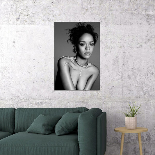 Rihanna Usa Grammy Sexy Girl Super Star Great Singer Poster Wall Art Print Home Wall Decor - xonomax