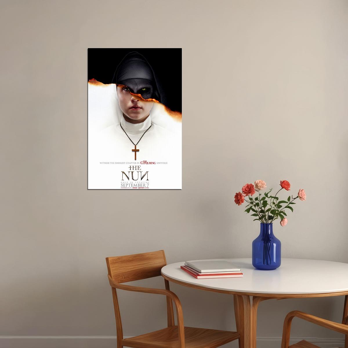 The Nun 2018 Movie The Conjuring Thriller Horror Poster Wall Art Print Home Wall Decor - xonomax