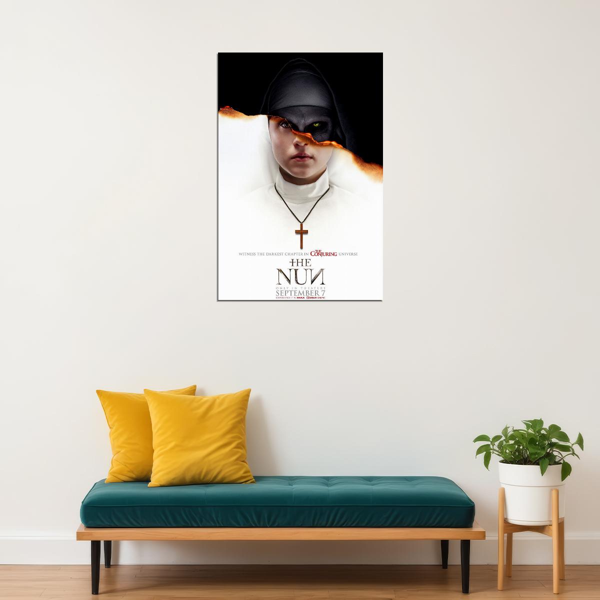 The Nun 2018 Movie The Conjuring Thriller Horror Poster Wall Art Print Home Wall Decor - xonomax