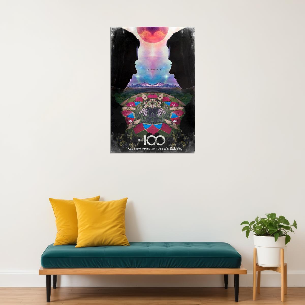 The 100 American Movie Science Fiction Poster Wall Art Print Home Wall Decor - xonomax