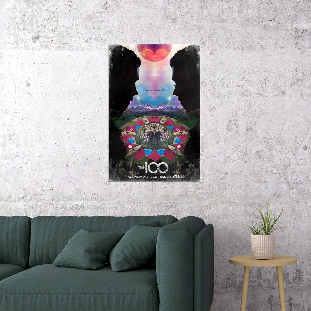 The 100 American Movie Science Fiction Poster Wall Art Print Home Wall Decor - xonomax