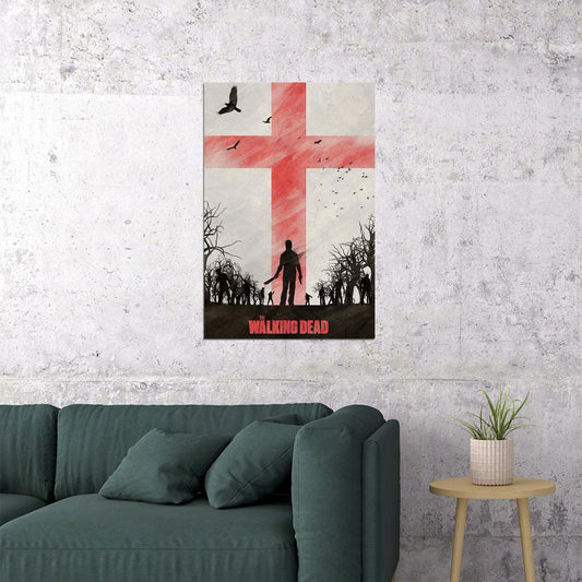 The Walking Dead Season 7 Movie Usa Tv Series Horror Poster Wall Art Print Home Wall Decor - xonomax