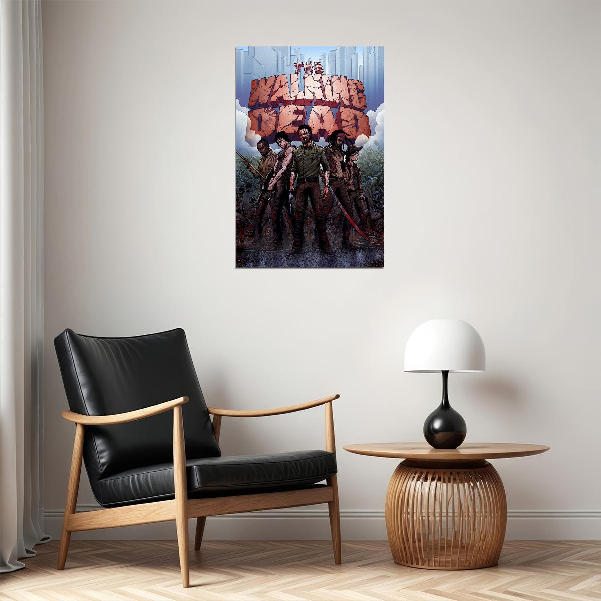 The Walking Dead Season 8 Movie Usa Horror Thriller Poster Wall Art Print Home Wall Decor - xonomax