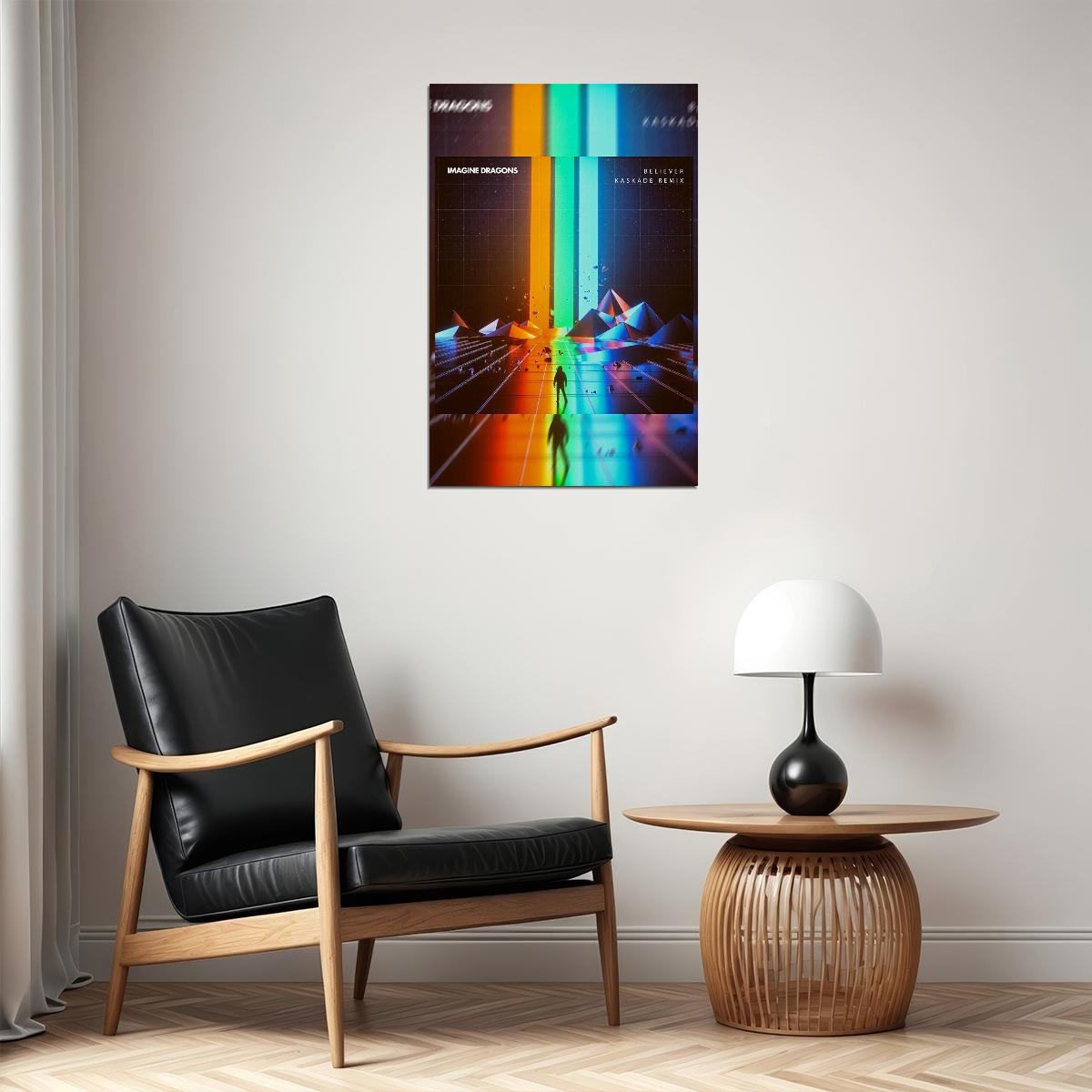 Imagine Dragons Believer Music Band Singers Poster Wall Art Print Home Wall Decor - xonomax