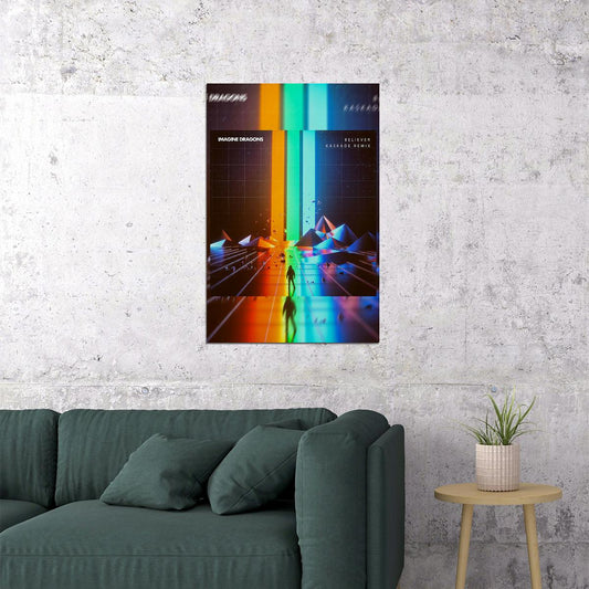 Imagine Dragons Believer Music Band Singers Poster Wall Art Print Home Wall Decor - xonomax