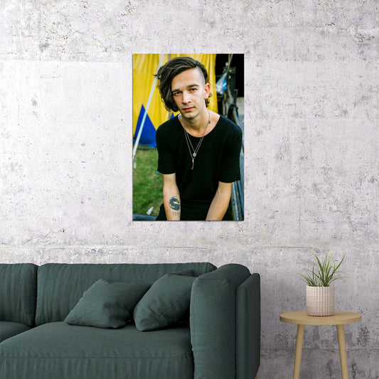 Matthew Healy The 1975 Rock Music Star Actor Poster Wall Art Print Home Wall Decor - xonomax