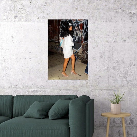 Rihanna Sexy Hip Hop Rap Music Star Beautiful Poster Wall Art Print Home Wall Decor - xonomax