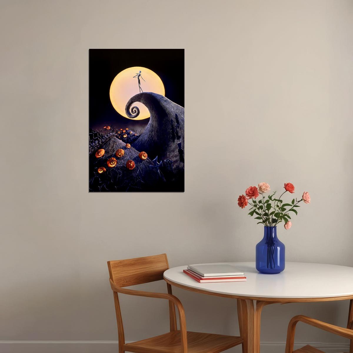 The Nightmare Before Christmas Animation Family Poster Wall Art Print Home Wall Decor - xonomax