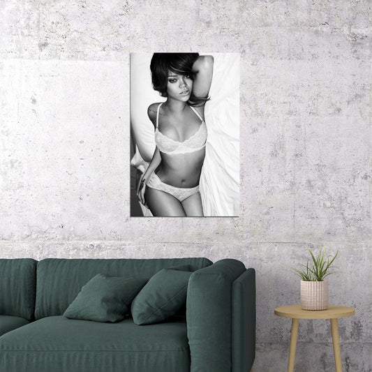 Rihanna Usa Grammy Sexy Girl Singer Star Poster Wall Art Print Home Wall Decor - xonomax