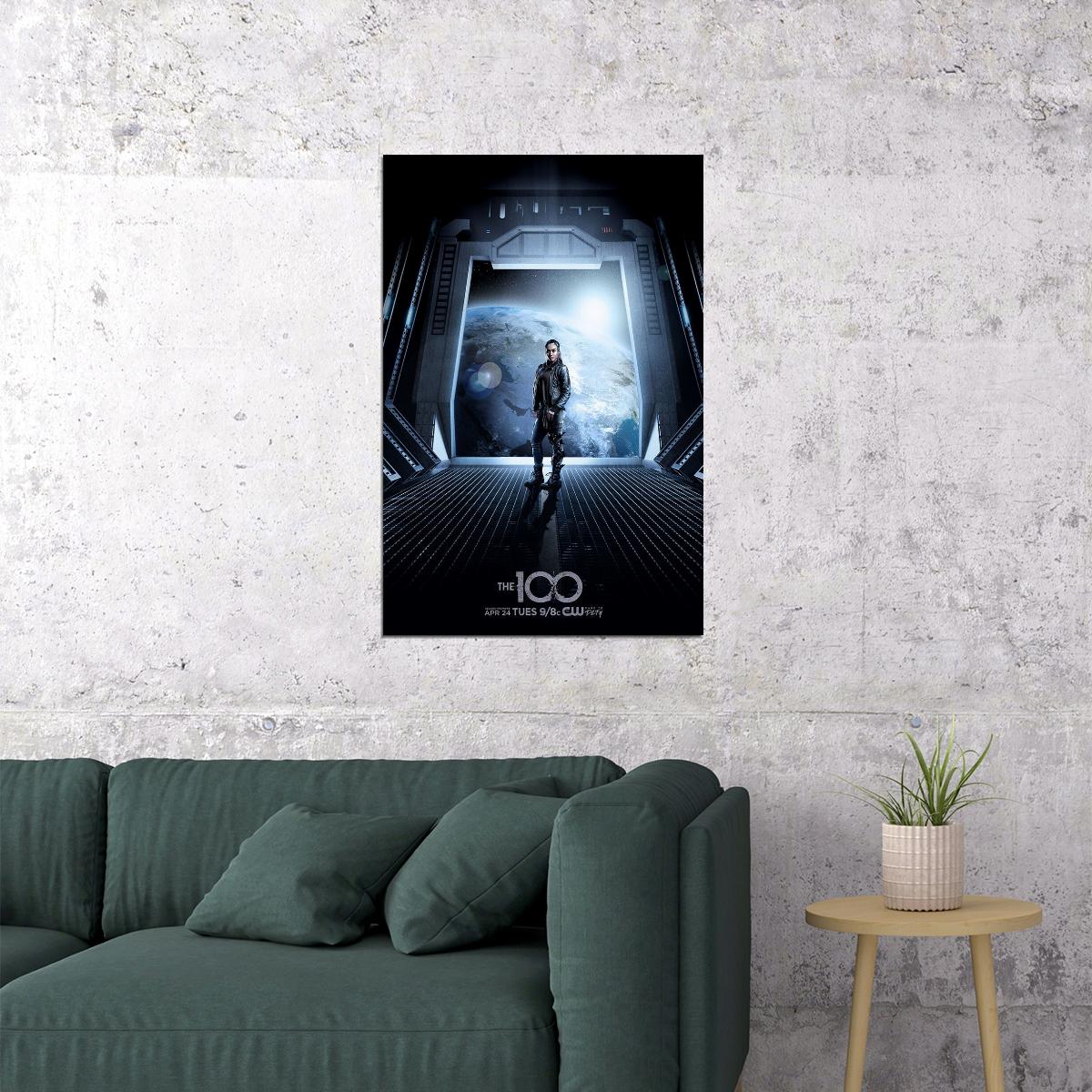 The 100 Season 5 Tv Series Horror Movie Mystery Poster Wall Art Print Home Wall Decor - xonomax