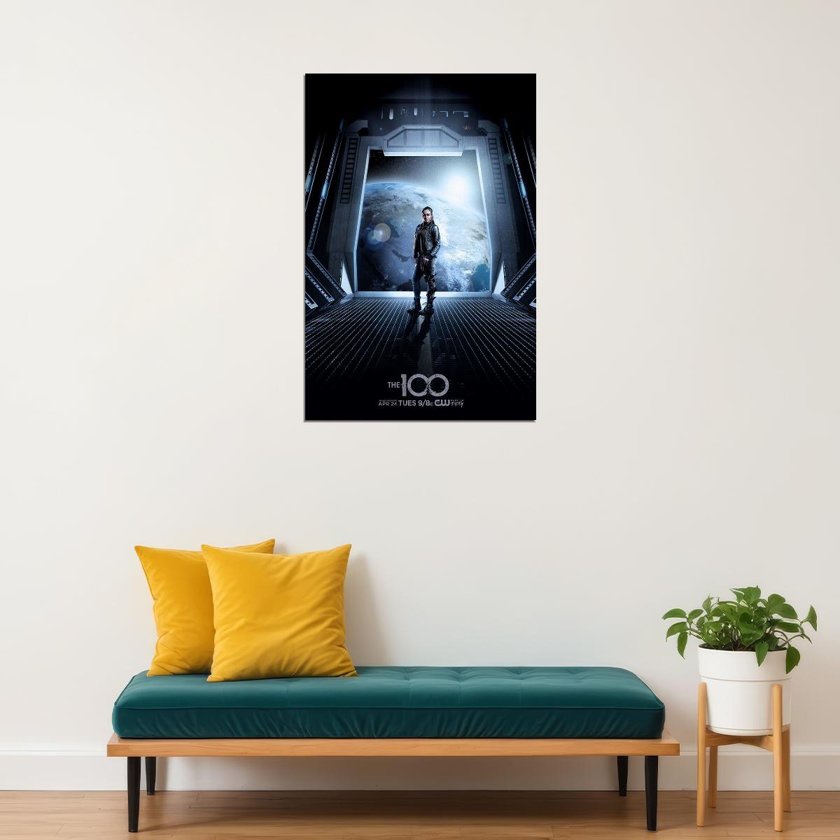 The 100 Season 5 Tv Series Horror Movie Mystery Poster Wall Art Print Home Wall Decor - xonomax