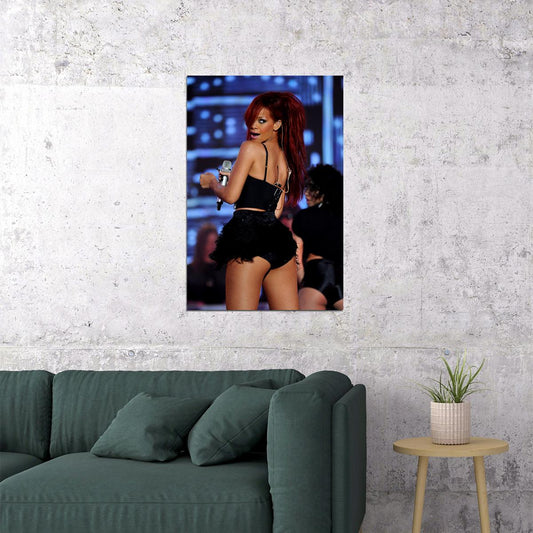 Rihanna Usa Grammy Sexy Girl Music Star Philanthropist Poster Wall Art Print Home Wall Decor - xonomax