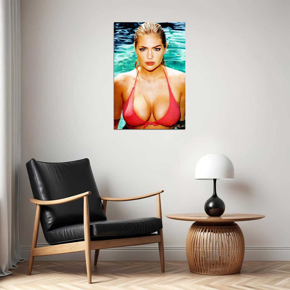 Sexy Model Girl Kate Upton Star Big Ass Bikini Poster Wall Art Print Home Wall Decor - xonomax