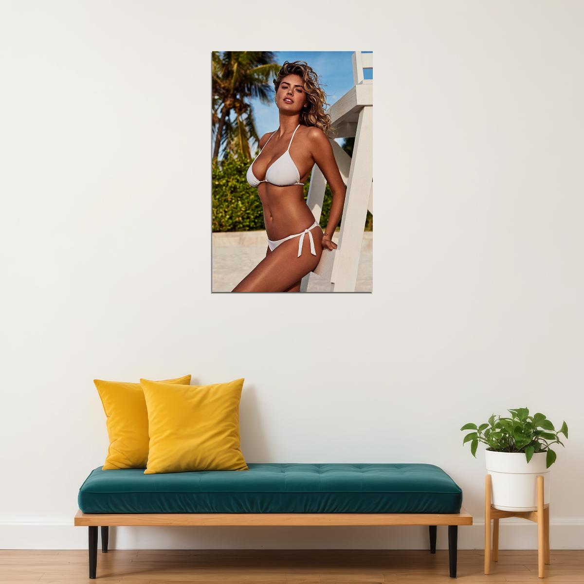 Sexy Model Girl Kate Upton Star Big Ass Bikini Poster Wall Art Print Home Wall Decor - xonomax