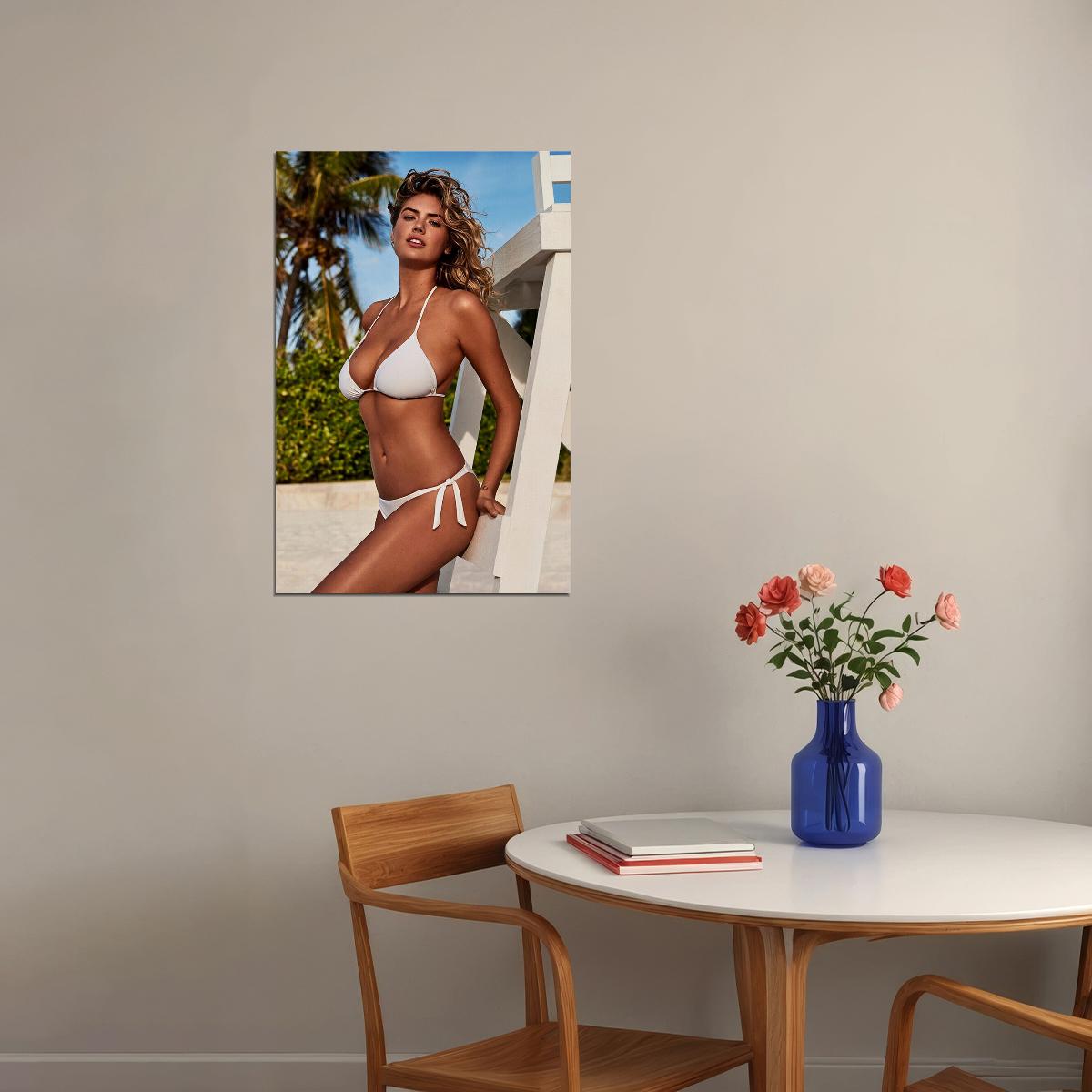 Sexy Model Girl Kate Upton Star Big Ass Bikini Poster Wall Art Print Home Wall Decor - xonomax