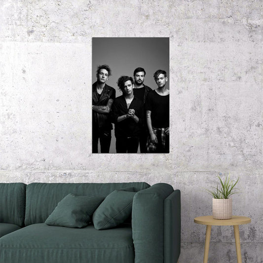 The 1975 England Rock Music Band Stars Poster Wall Art Print Home Wall Decor - xonomax
