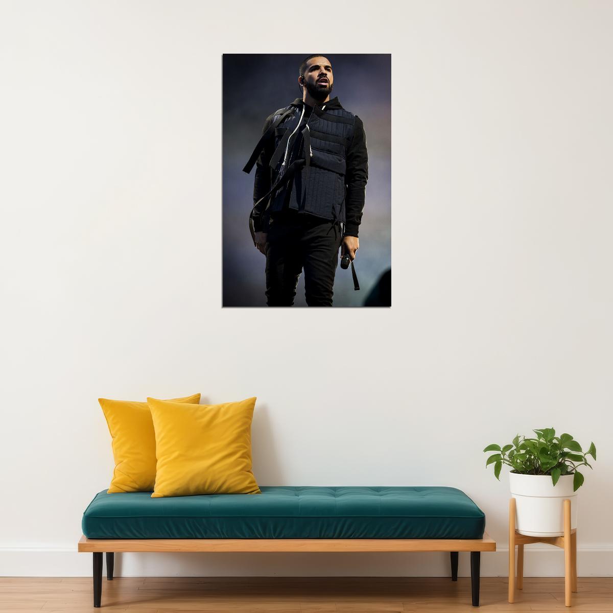Drake Hip Hop Rap Music Star Rapper Poster Wall Art Print Home Wall Decor - xonomax