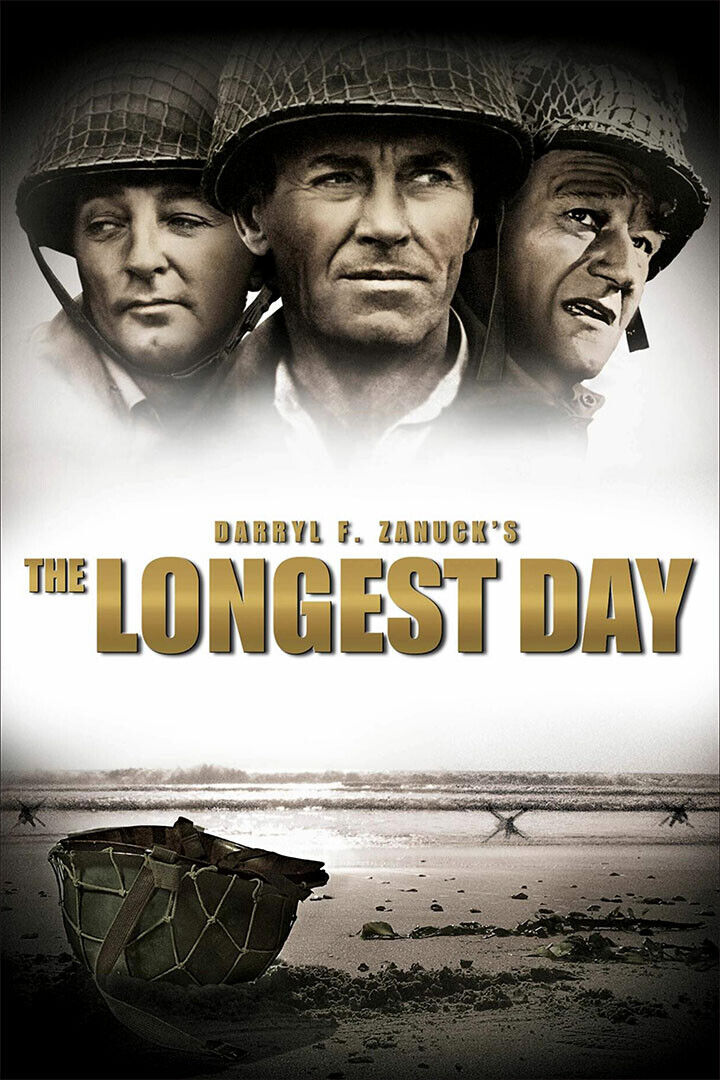The Longest Day Movie John Wayne Action Drama Poster Wall Art Print Home Wall Decor - xonomax