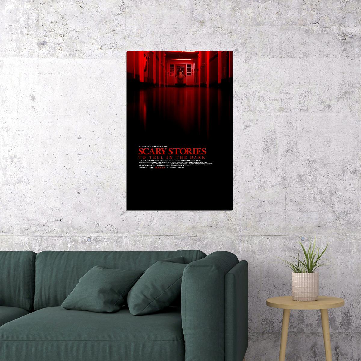 Scary Stories To Tell In The Dark Movie 2019 Horror Poster Wall Art Print Home Wall Decor - xonomax