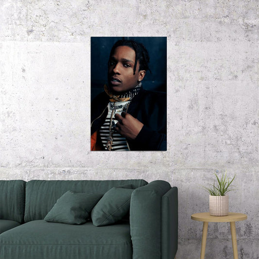 Asap Rocky Rap Cover Star Music Singer Poster Wall Art Print Home Wall Decor - xonomax