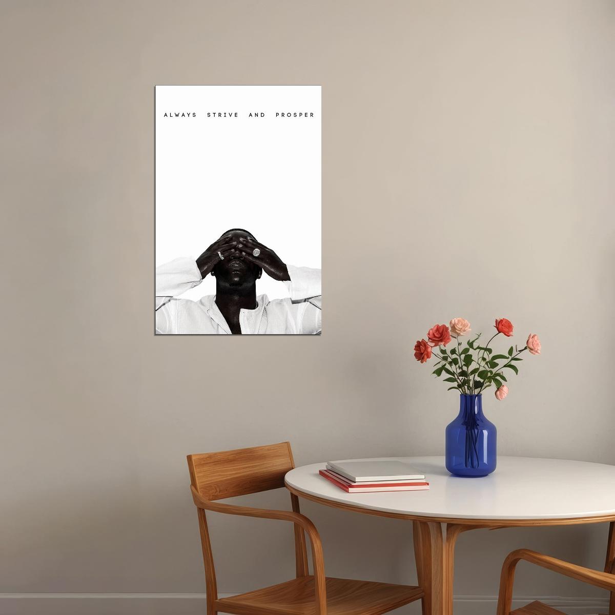 Asap Ferg Always Strive And Prosper Hip Hop Album Poster Wall Art Print Home Wall Decor - xonomax