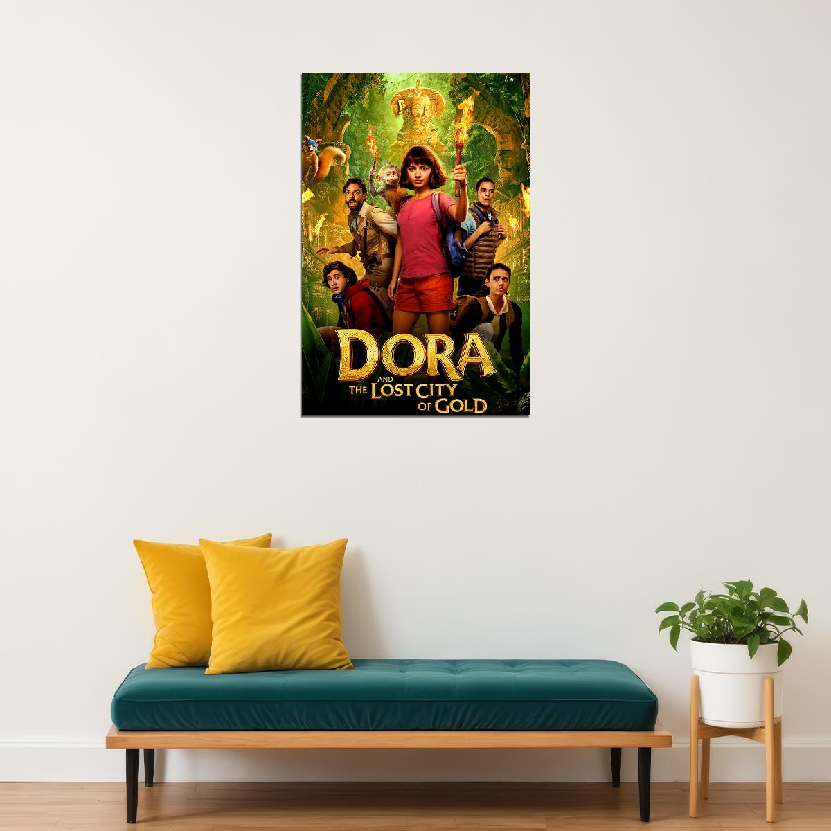 Dora And The Lost City Of Gold Movie James Bobin Comedy Poster Wall Art Print Home Wall Decor - xonomax