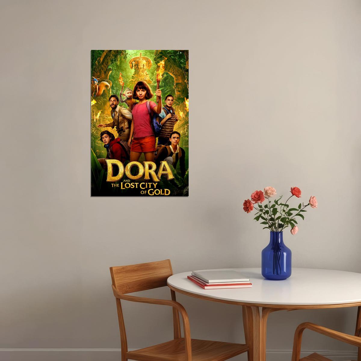 Dora And The Lost City Of Gold Movie James Bobin Comedy Poster Wall Art Print Home Wall Decor - xonomax