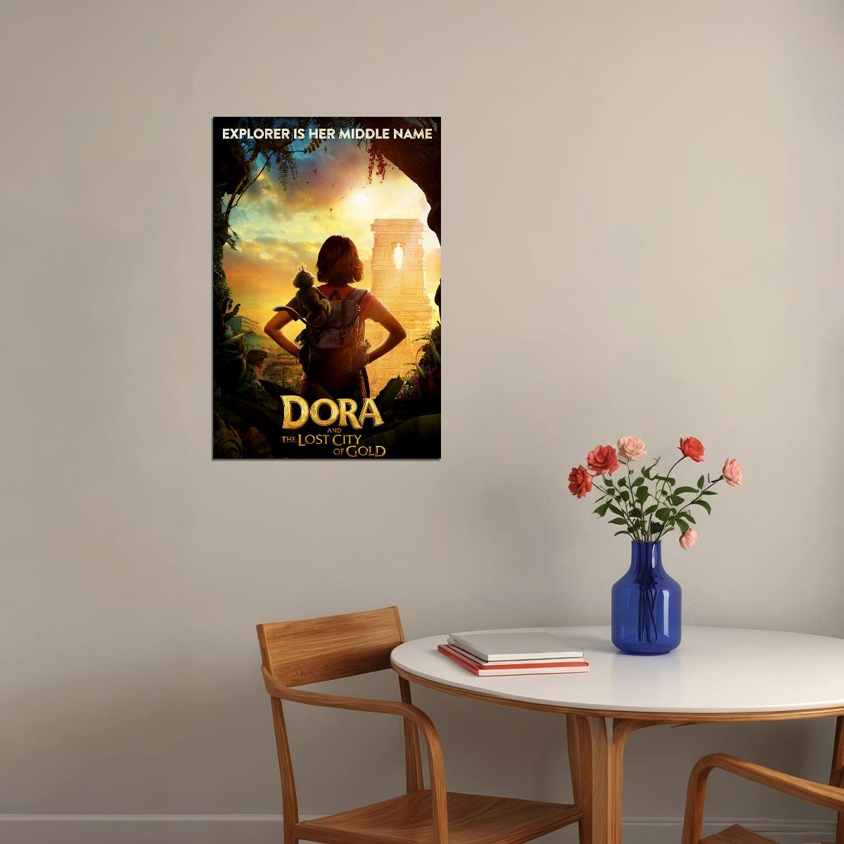 Dora And The Lost City Of Gold Movie James Bobin Poster Wall Art Print Home Wall Decor - xonomax